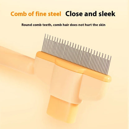 Pet Hair Remover Brush – Grooming Comb for Dogs & Cats with Long Hair