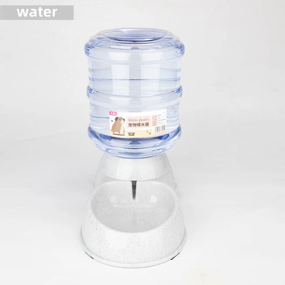 Large Capacity Pet Feeding Bowls with Automatic Water Dispenser – For Dogs & Cats