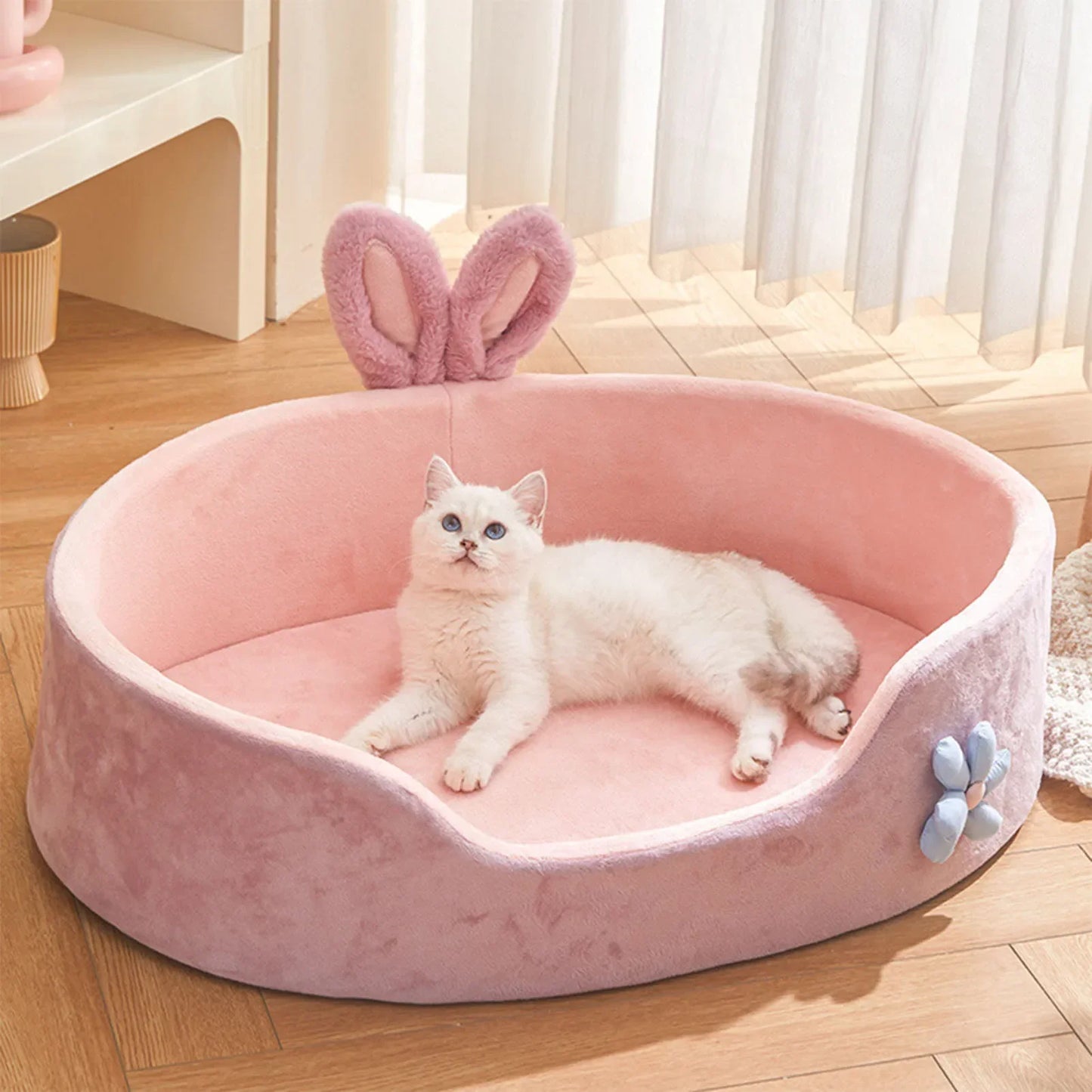 Soft Pet Bed – Detachable & Washable Sleeping Mat for Dogs and Cats