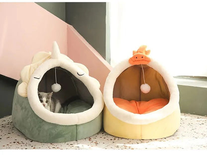 Washable Pet Bed – Soft Lounger Cushion & Warm Cat/Dog Mat for Winter