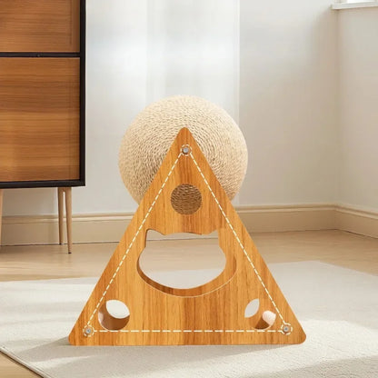 Cat Scratching Ball Toy – Durable Sisal Rope Paw Grinder for Kittens & Cats