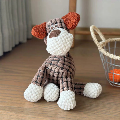 Cute Donkey Plush Toy – Squeaky Chewable Toy for Puppies & Dogs