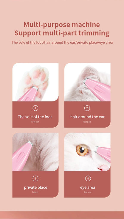 Electric Pet Hair Trimmer – Professional Grooming Cutter for Dogs & Cats